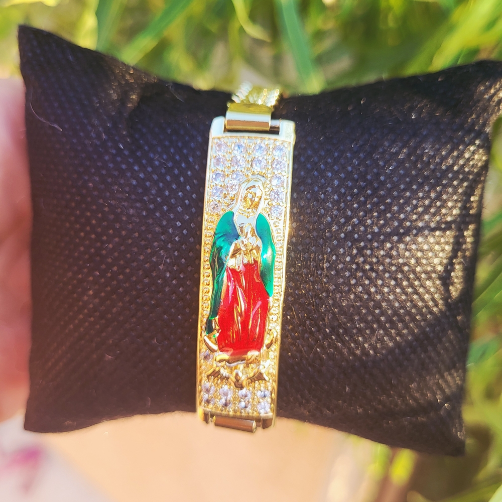 18 K Gold Plated Religious Bracelet